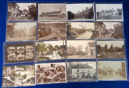 Postcards, Buckinghamshire, a collection of approx. 40 cards of Iver Bucks, with RPs of Thorney