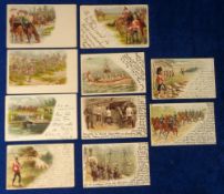 Postcards, Military, a mixed selection of 10 early