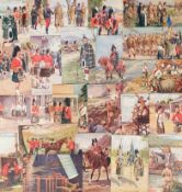 Postcards, Military, a further selection of 3 sets