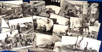 Transportation, Rail Photographs, 70+ b/w, large f