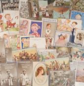 Postcards, a mixed, mainly subject selection of ap