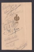 Autographs, Donald Campbell, Land & Water Speed re