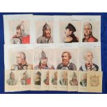 Postcards, Russia, Patriotic Military Leader throu