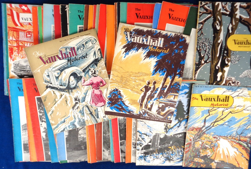 Motoring magazines, The Vauxhall Motorist, a collection of approx. 55 magazines with dates between