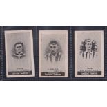 Cigarette cards, Cohen Weenen, Heroes of Sport, 3 Football cards, Evans, Aston Villa, A Hamilton,