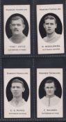 Cigarette cards, Taddy, Prominent Footballers (London Mixture) Tottenham Hotspur, 4 cards, 'Tiny'