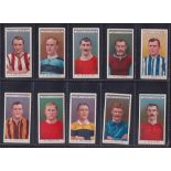 Cigarette cards, Ogden's, Famous Footballers (set, 50 cards) inc. W. Meredith (set, 50 cards) (gd/