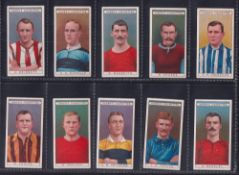 Cigarette cards, Ogden's, Famous Footballers (set, 50 cards) inc. W. Meredith (set, 50 cards) (gd/