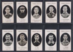 Cigarette cards, Taddy, Prominent Footballers (No Footnote), Leeds City, (set, 15 cards) (mostly