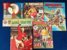 Football Sticker Albums, a collection of 5 unused albums, Top Sellers Football 77, FKS Mexico 70,