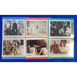 Cinema, Lobby Cards, 120 cards 1950s-70s housed in 3 modern slip-in folders. Titles include The