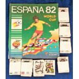 Football stickers, Panini, Espana 82 World Cup, unused album together with approx. 250 loose