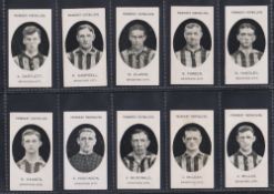 Cigarette cards, Taddy, Prominent Footballers (No Footnote), Bradford City, (set, 15 cards) (