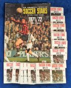 Football stickers, FKS The Wonderful World of Soccer Stars 1971/72, unused album together with