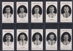 Cigarette cards, Taddy, Prominent Footballers (No Footnote), Brighton & Hove Albion, (set, 15 cards)