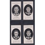 Cigarette cards, Taddy, Prominent Footballers (London Mixture) West Ham, 4 cards, H Caton, G