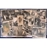 Entertainment, Photos, Ballet 80+ b/w postcard sized photos of ballet stars to include Margot