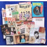 Music, Pop Memorabilia, a qty. of items mainly dating from the 1950s to the 80s to include Hit