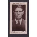 Cigarette card, Football, R. Binns, Halifax Town Footballers, type card, F. Brown (vg) (1)