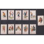 Cigarette cards, Faulkner's, Football Terms 1st Series, 2 cards, 'Centre Forward' & 'Touch' & 2nd