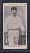Cigarette card, Faulkner's, Cricketer Series, no 2, Tom Hayward, Surrey (gd) (1)