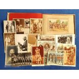 Postcards, Royalty, a selection of Royalty related cards to comprise bejewelled, Bas Relief