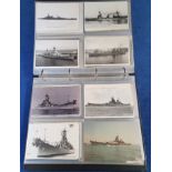 Postcards, Shipping, a modern album containing approx 180 postcards and photo's, mostly USA, mixed