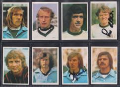 Football stickers/autographs, Germany, Bergmann-Verlag, World Cup 1974, a selection of 12 stickers
