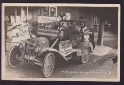 Postcard, Oxfordshire, Chipping Norton Hospital Saturday, Motor Car, 1923 (vg)