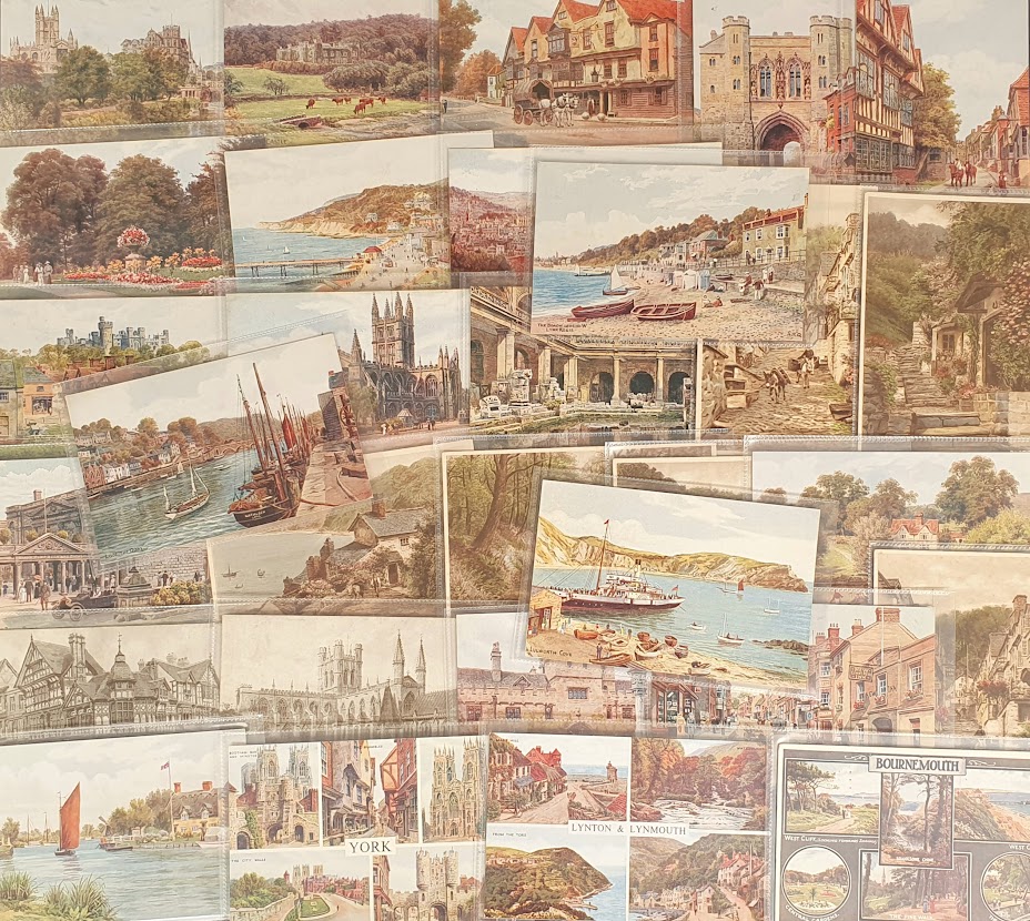 Postcards, Artist Drawn, a collection of 430+ cards to include Jotter, Marjorie Bates, Arthur C.