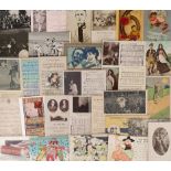 Postcards, Music, a collection of approx. 200 music related postcards inc. RP's, bands, instruments,