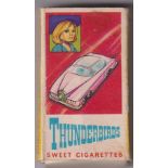 Sweet cigarette packet, Barratt's, Thunderbirds, Lady Penelope FAB 1 to one side and Thunderbird 5