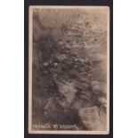 Postcard, Philippine-American War, 1913 RP, Trench at Bagsak; The Battle of Bud Bagsak was a