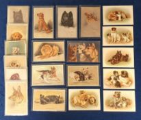 Postcards, Dogs, 48 artist drawn cards most by Mac in the Valentine's Tailwagger Series but also