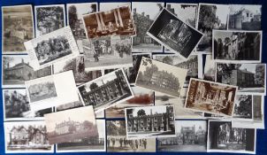 Postcards, Buckinghamshire, a similar detailed collection of approx. 151 cards of Eton, with RPs