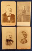 Photographs, Cartes de Visite, 4 Victorian cards featuring George Peabody (American Philanthropist),