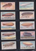 Cigarette cards, Wills, Aviation, (set), Motor Cars (set, 48 cards, NZ issue), Wild Animals of the