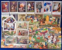 Postcards, Children, approx. 100 cards featuring children to include Willebeek Le Mair (42), Spurgin