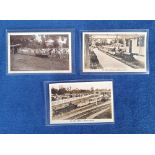 Postcards, Miniature Railways, 3 cards to comprise The Harrow Miniature Railway and 2 different