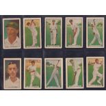 Trade cards, Australia, Allen's, Cricketers (Coloured, 1938) (set, 36 cards including Bradman) (