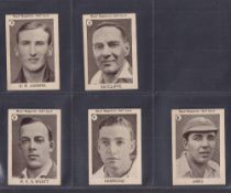 Trade cards, Boys Magazine, Zat Cards (Cricketers) 'M' series (set, 11 cards) (gd)
