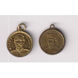 Tobacco issues, Wills, Boer War Medallions, 'K' size, two, Lord Roberts ('Westward Ho Smoking