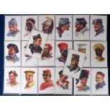 Postcards, Dupuis, 20 cards Nos Allies and Nos Poilus (not full sets) (gd)