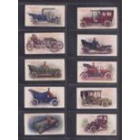 Cigarette cards, Lambert & Butler, Motors 1908, (set, 25 cards) (vg)