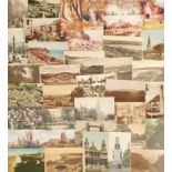 Postcards, UK topographical, a collection of 160+ cards from various UK locations, RP's and printed,