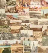 Postcards, UK topographical, a collection of 160+ cards from various UK locations, RP's and printed,
