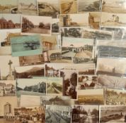 Postcards, Topographical, a selection of GB topographical postcards, mainly RP's (38) and 9 printed.