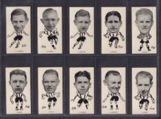 Cigarette cards, John Sinclair, 2 sets, Well Known Footballers (North East Counties) & Well Known