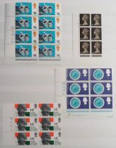 Stamps, GB KGV, KEVIII, KGVI and QEII collection of cylinder blocks and cylinder pairs to include