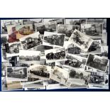 Photographs, Transportation, approx. 150 postcard sized mainly b/w images of assorted road transport